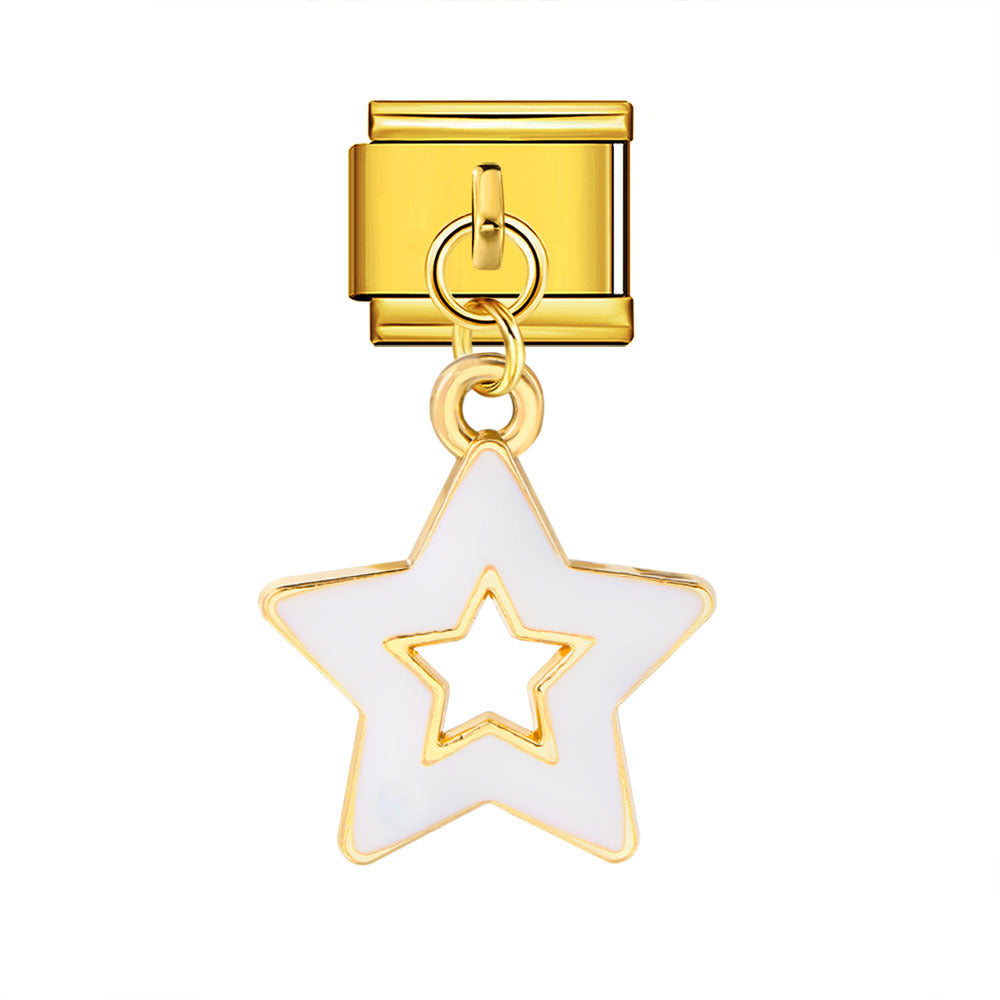 Wholesale Italian Charm Bracelet 9mm DIY Marine life Creative Stainless Steel Composable Bracelet