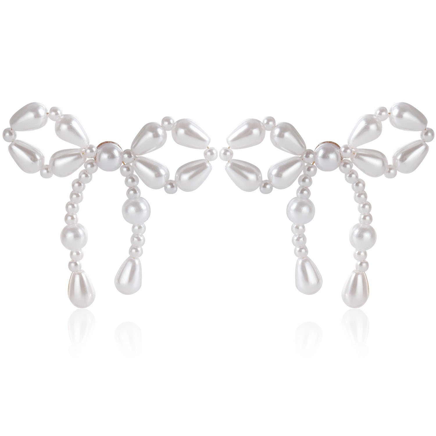 Wholesale Vintage Bow Hand Braided Earrings ACC-ES-Miaosi001