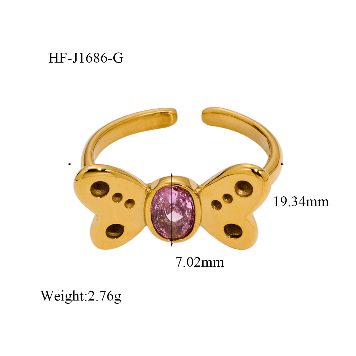 Wholesale Stylish Open Ring Titanium Steel Fashion Accessory for Everyday Wear