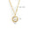 Wholesale 316L Titanium Steel Light Luxury Necklace Natural Stone Shell Fashion 14K Gold Necklace