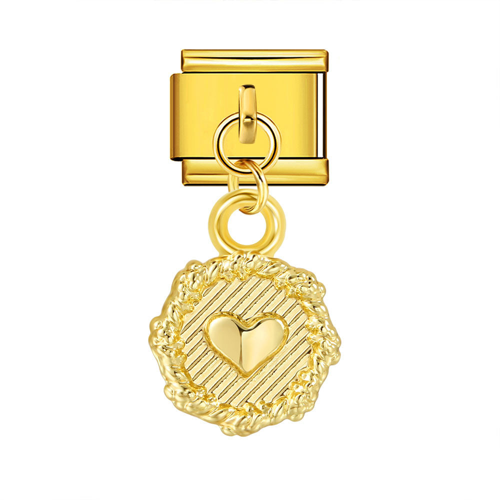 Wholesale Italian Charm Bracelet 9mm DIY Marine life Creative Stainless Steel Composable Bracelet