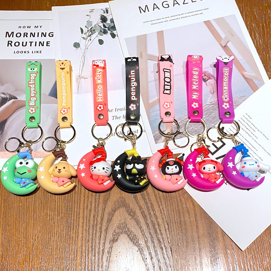 Wholesale Cartoon PVC Soft Glue Cute Keychain ACCVIP-KC-GongZ031