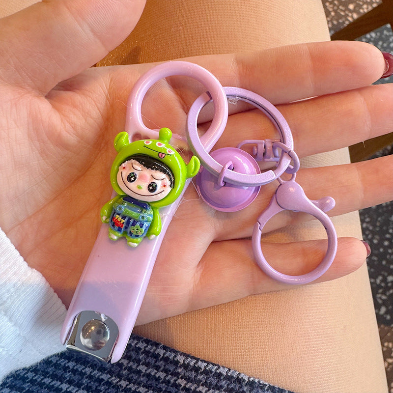 Wholesale Cute Cartoon Nail Clipper Keychains