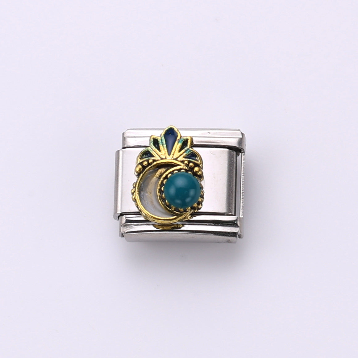 Wholesale 10pcs Italian Charm Bracelet 9mm DIY Splicing Retro Style Stainless Steel Composable Bracelet