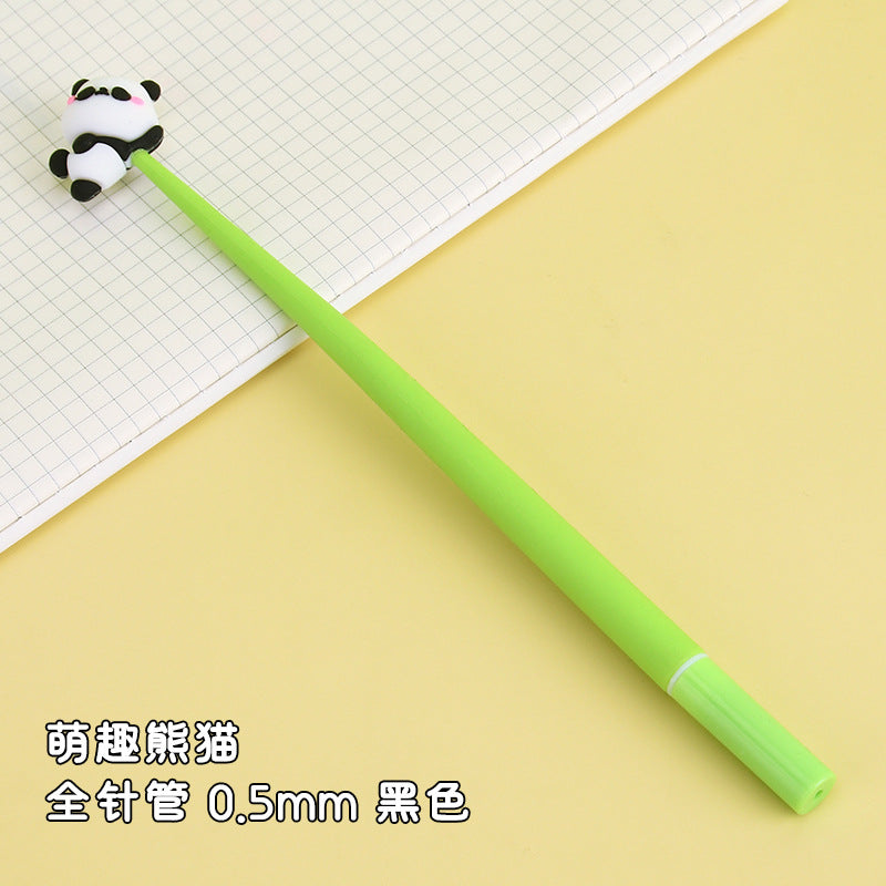 Wholesale Cartoon Giant Panda Soft Glue Gel Pen Ballpoint Pen