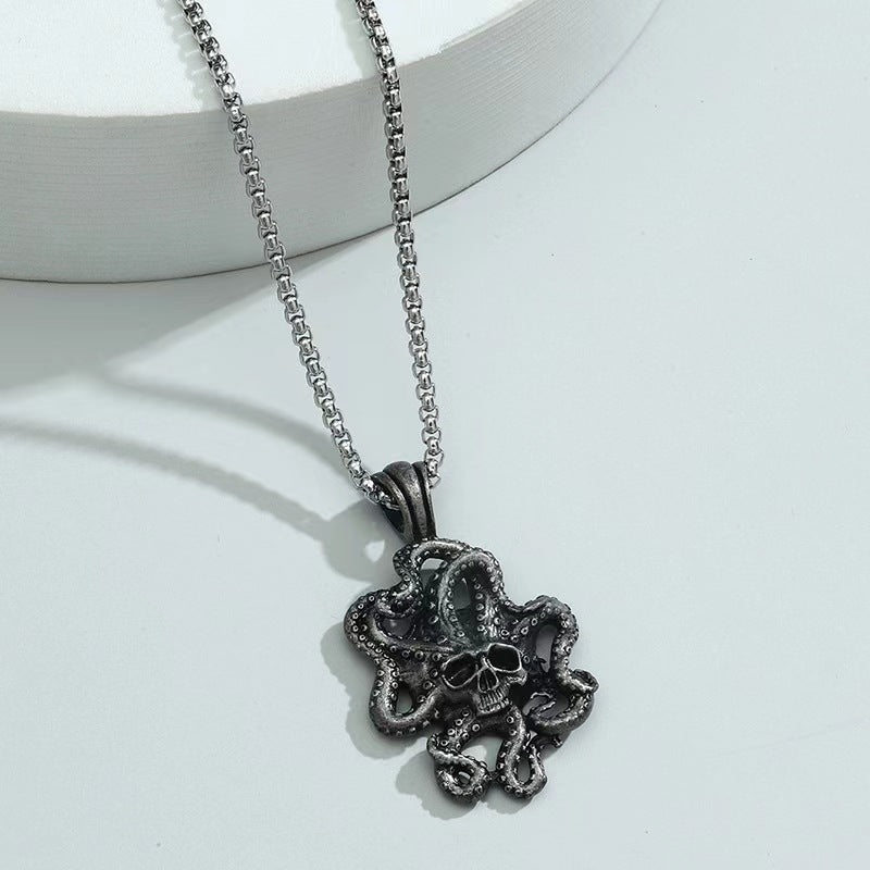 Wholesale personality retro animation film and television peripheral trend pendant necklace