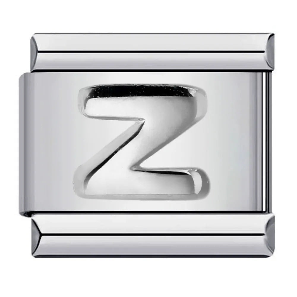 Wholesale Italian Charm Bracelet 9mm DIY punk Creative Stainless Steel Composable Bracelet