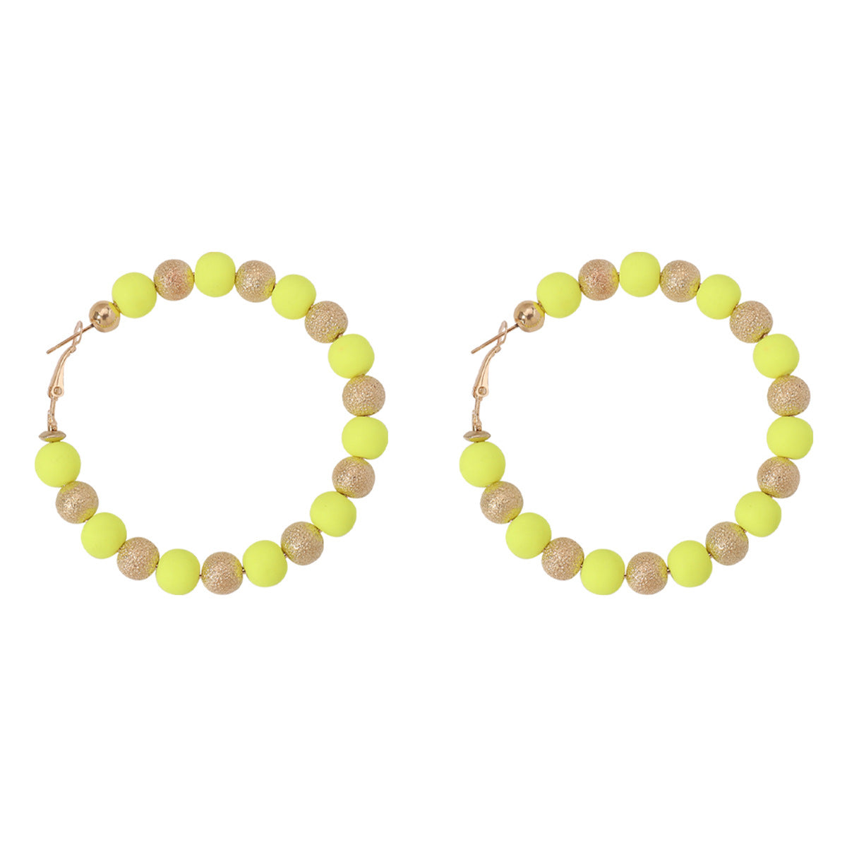 Wholesale Colorful Polymer Clay Beads Earrings ACC-ES-XianDi002