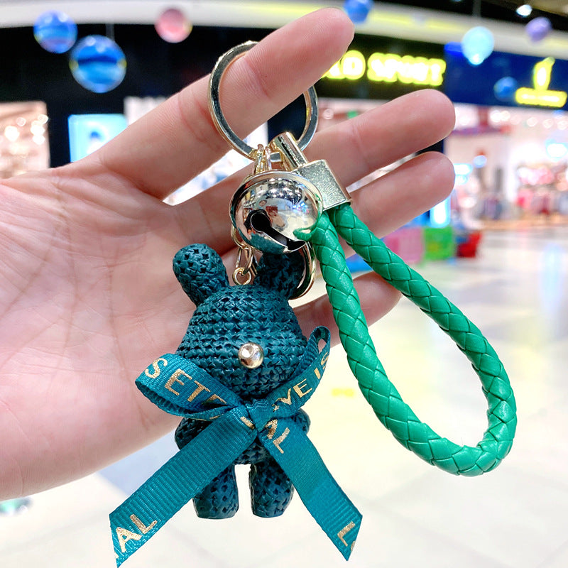 Wholesale Cartoon Cute Resin Wool Bear Keychains ACC-KC-Gongz015