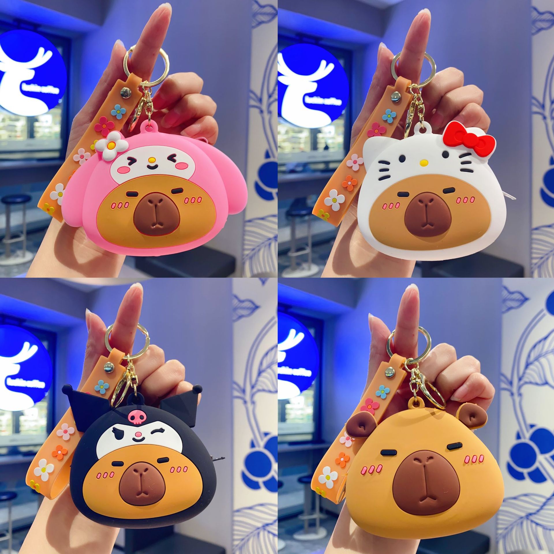 Wholesale Cartoon Cute Silicone Keychain ACC-KC-Kelan011