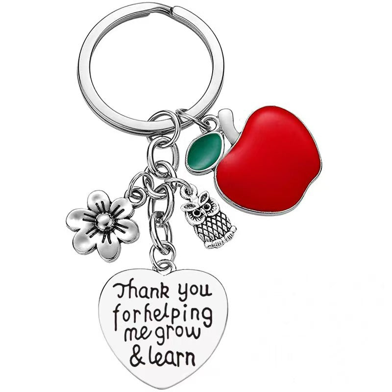 Wholesale Teachers' Day  Engraving Stainless Steel Keychain