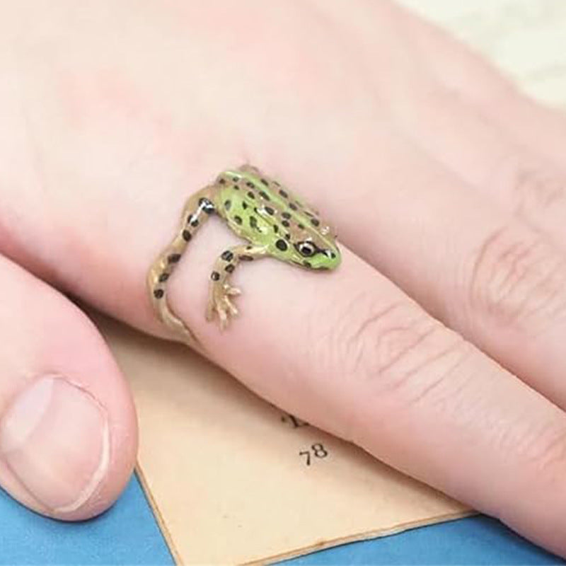 Wholesale Frog Opening Adjustable Creative Ring