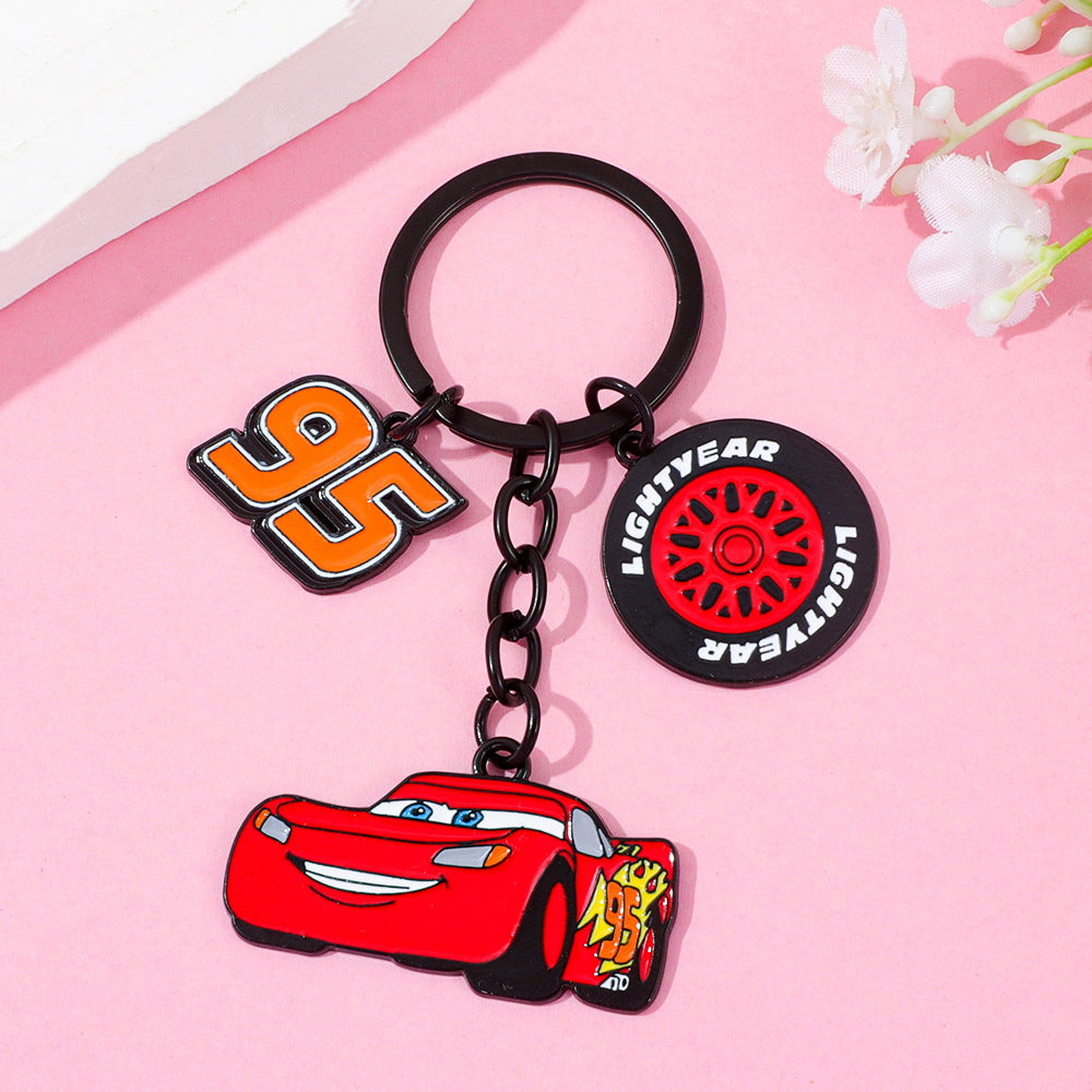 Wholesale  5pcs/pack Keychain  Keychain  Cars Racing Story Zinc Alloy Keychain ACCVIP