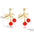 Wholesale  fruit cherry earrings