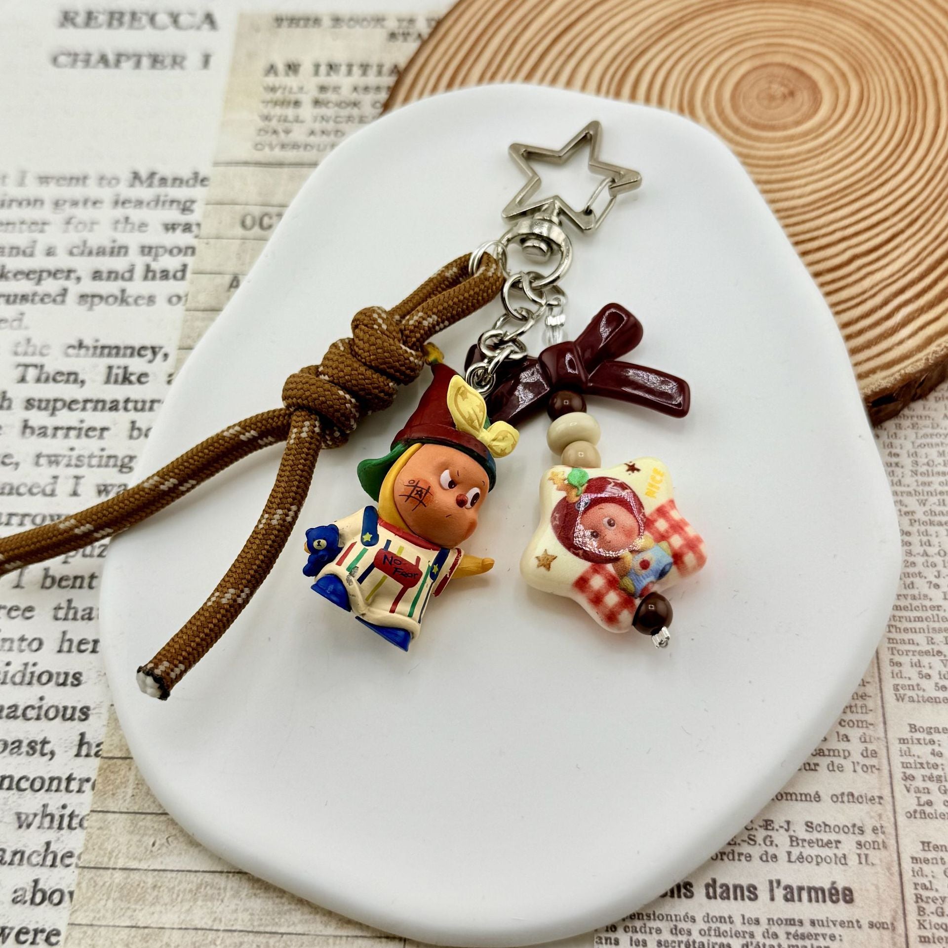 Wholesale  Star Man Cute  Pendant Keychain