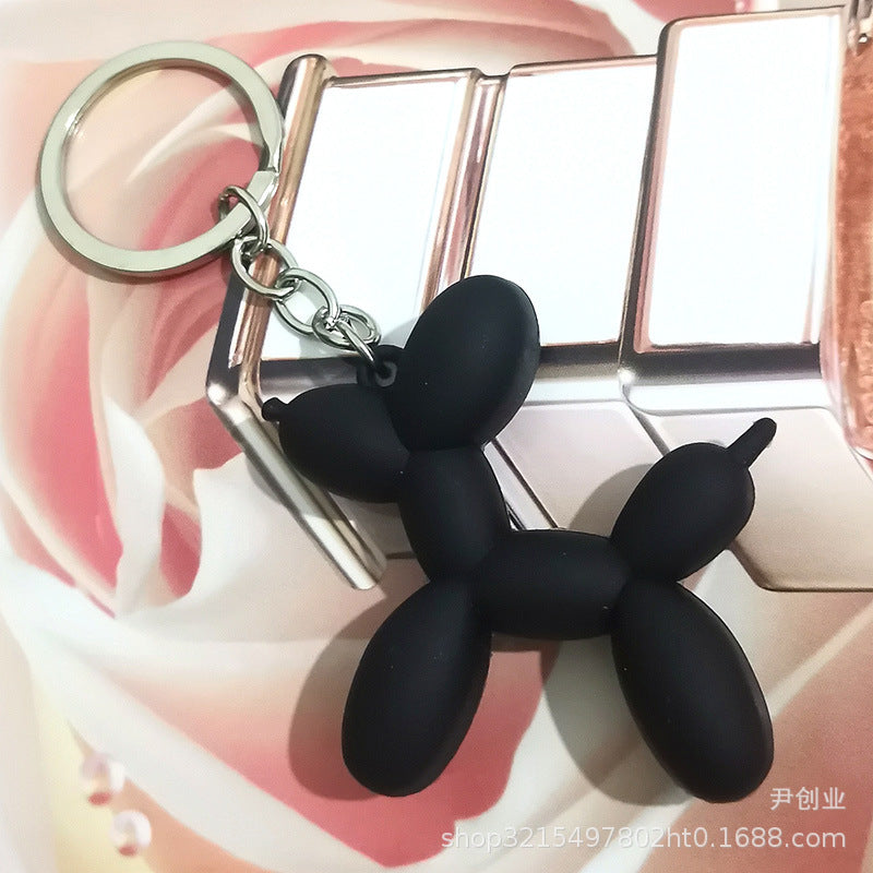 Wholesale Cute Three-dimensional Balloon Dog Keychain Cartoon Silicone Bag Ornaments ACC-KC-YCY003