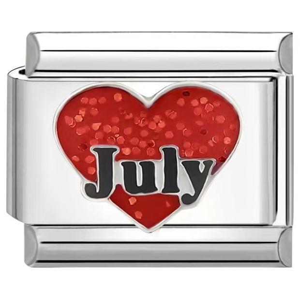 Wholesale 2PCS 9mm Italian Charm Starter Bracelets DIY square Single Section Creative Stainless Steel Composable Bracelet