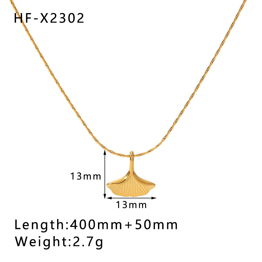 Wholesale stainless steel bamboo love fishtail skirt letter zircon necklace