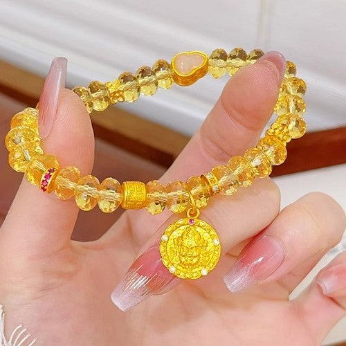 Wholesale Yellow Crystal Bracelet