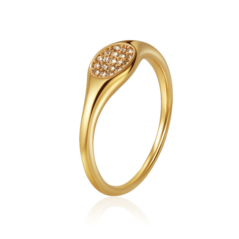 Wholesale Retro Diamond Ring Stainless Steel Fashion Accessory