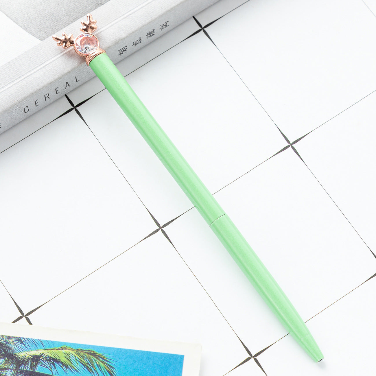 Wholesale Creative Cartoon Deer Head Style Pen  Ballpoint Pen