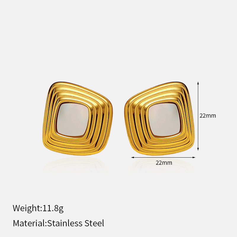 Wholesale  luxury multi-style stainless steel earrings