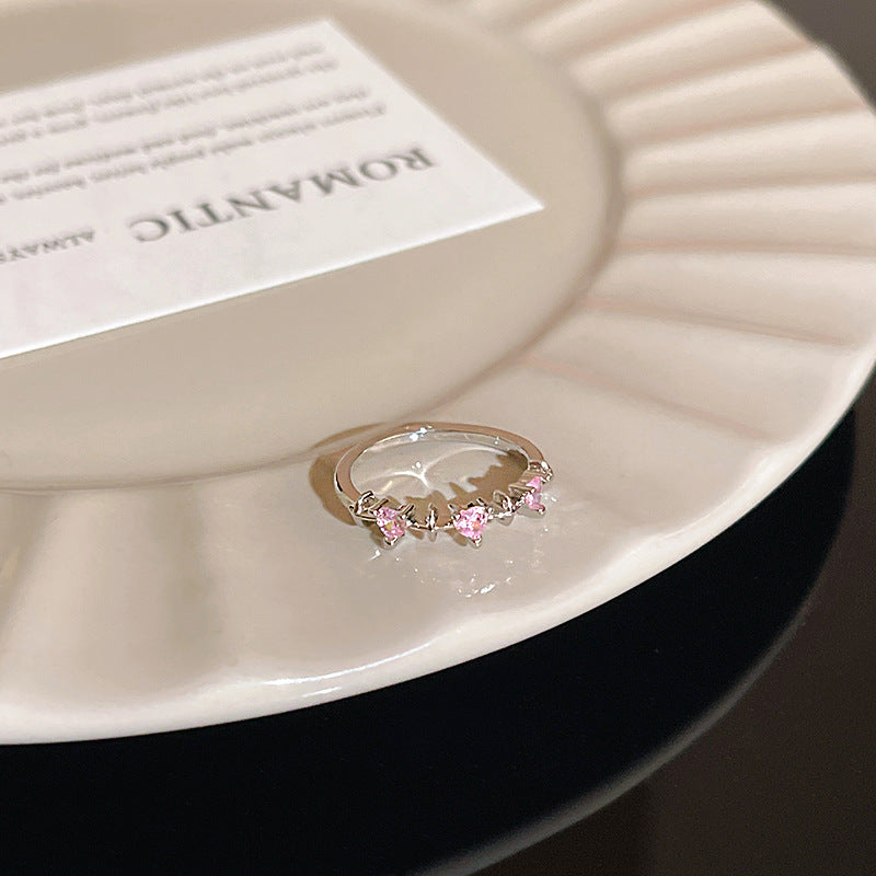 Wholesale Adjustable Micro Pavé Zircon Ring Fashion Accessory Gift for Women