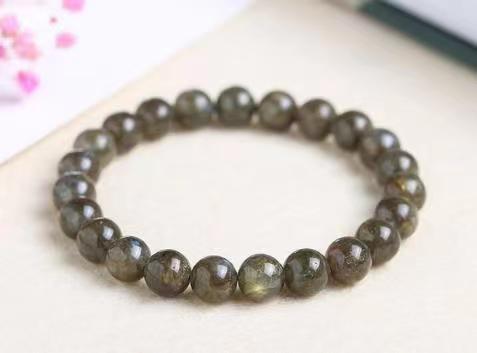 Wholesale 8MM Colorful Natural Stone Crystal Bracelet Adjustable Elastic Unisex Jewelry Gift