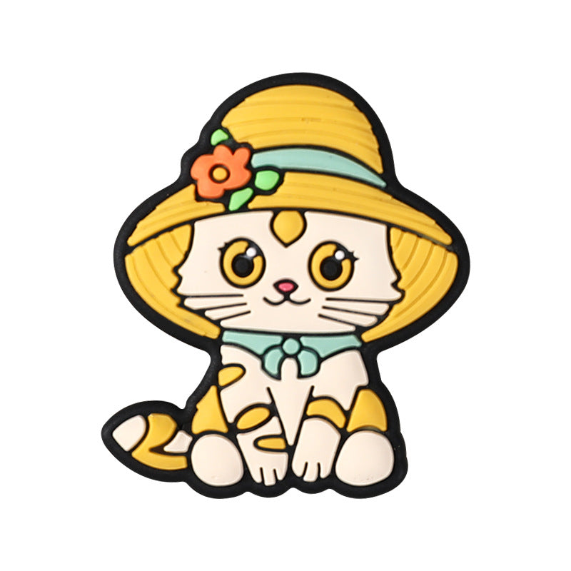 Wholesale 20pcs Cartoon Kitten Focal Beads DIY Bead Accessories  ACC-BDS-RongFa045