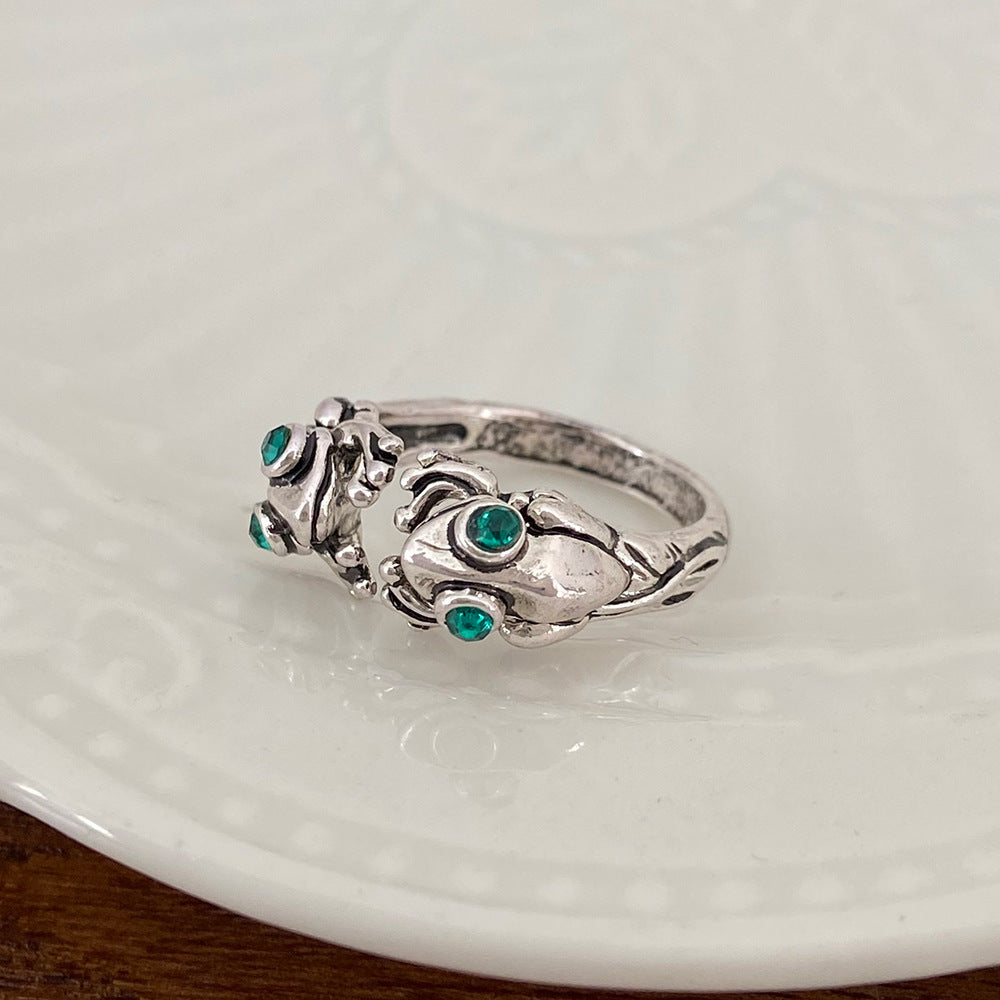 Wholesale frog  retro do old animal ring