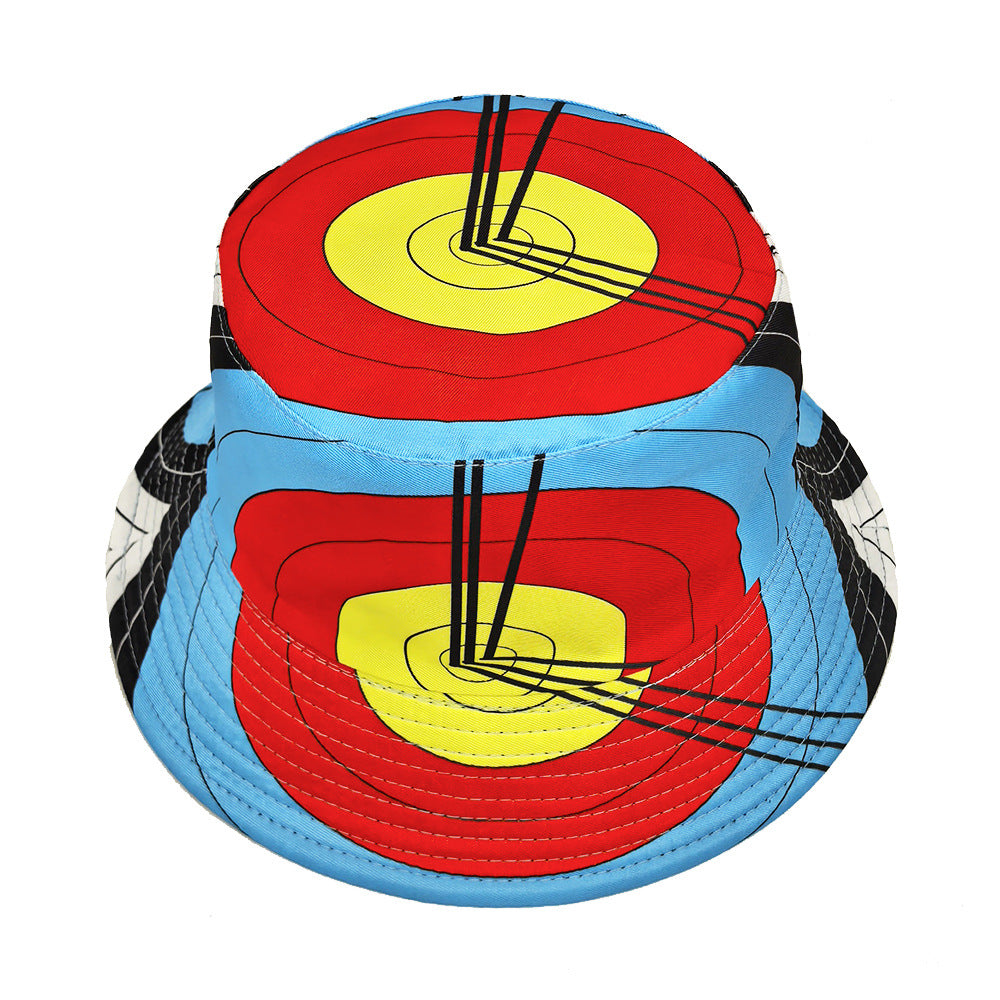 Wholesale Archery Target Clock Bucket Hat Double-Sided