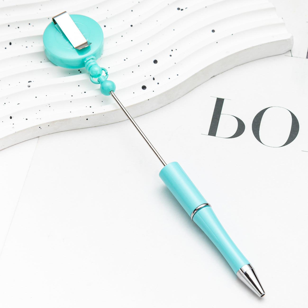 Wholesale Beadable Pens Plastic Badge Reels DIY Beaded Pens ACC-PN-HuaH059