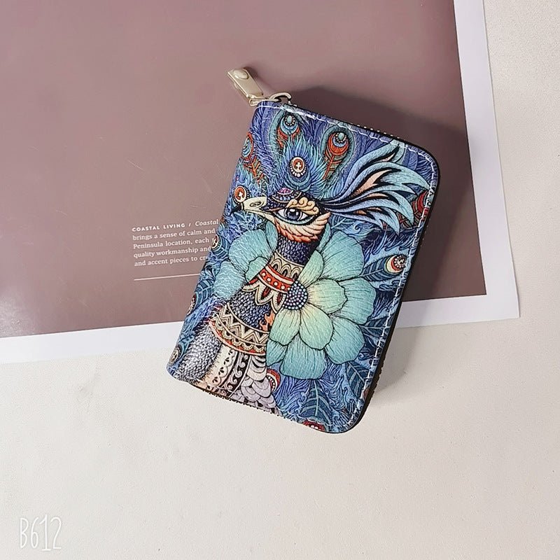 Wholesale Ethnic Retro Accordion Card Holder Mini Storage Card Wallet ACC-WT-Mengs007