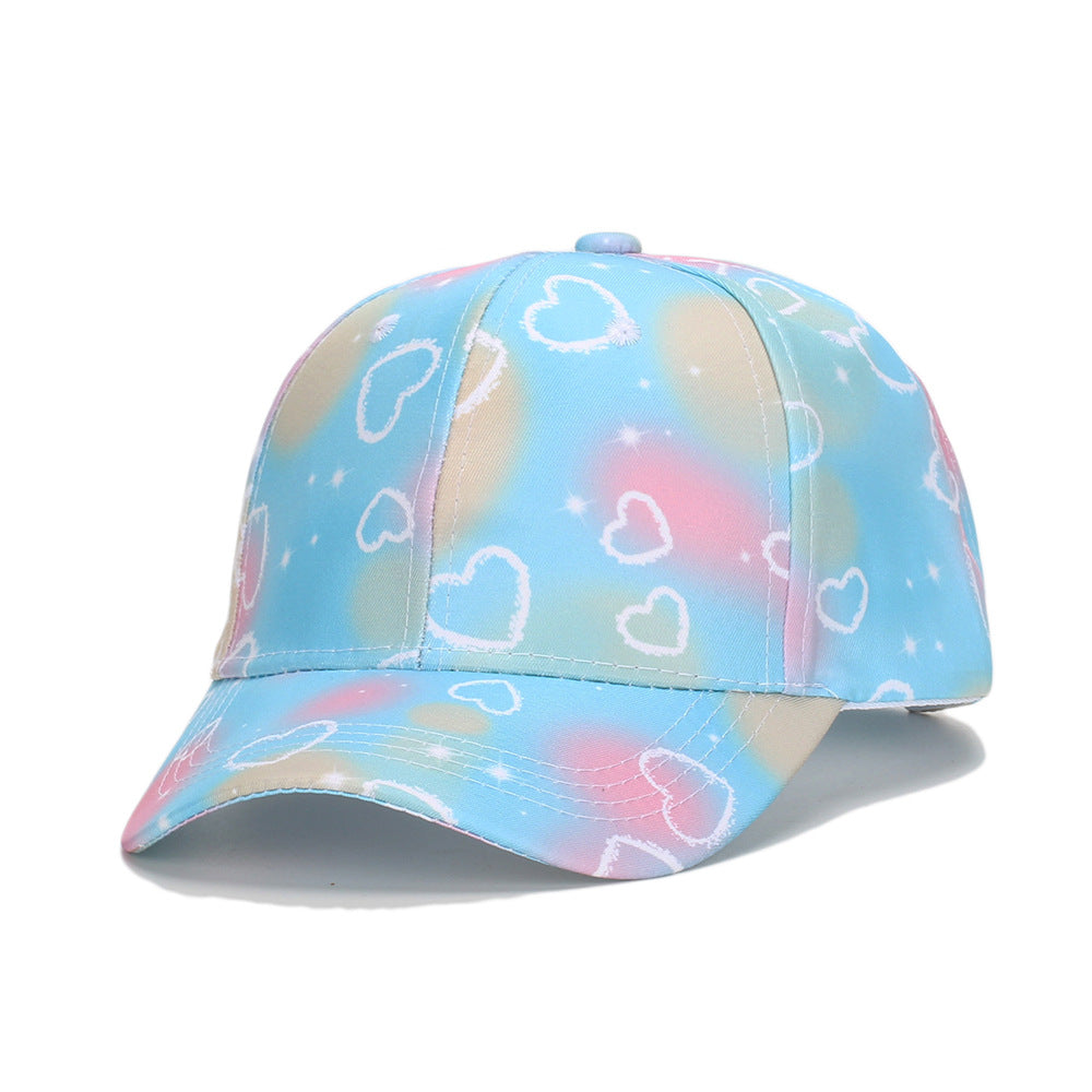 Wholesale Children's Colorful Tie-dye Hats Breathable Baseball Caps Kids Hat ACC-KH-JingHong002