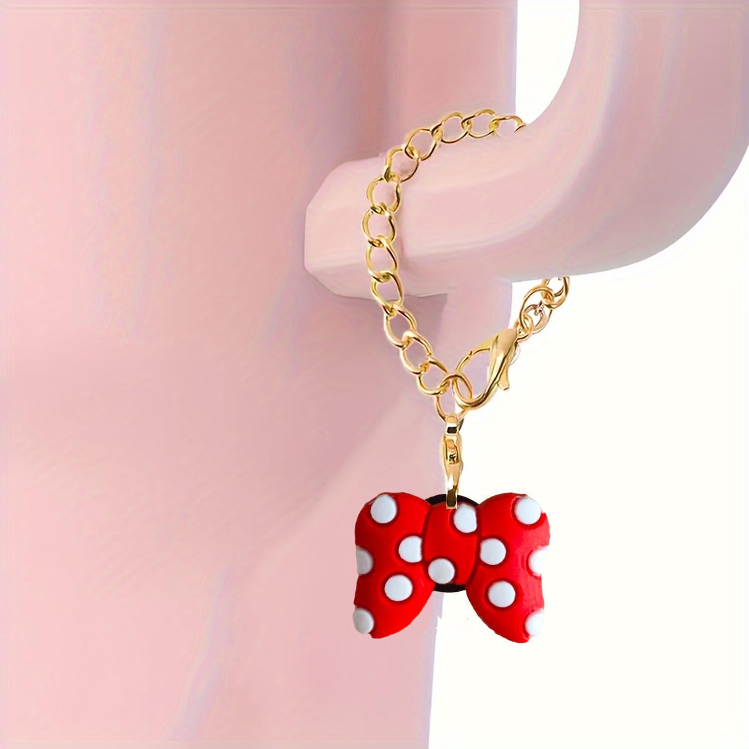 Wholesale Bow Crown Soft Rubber Hanging Chain Cup Accessories Chain ACC-CA-XieJi001