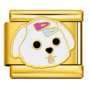 Wholesale Italian Module Bracelet Titanium Steel Welding Oil Dropping DIY Charms