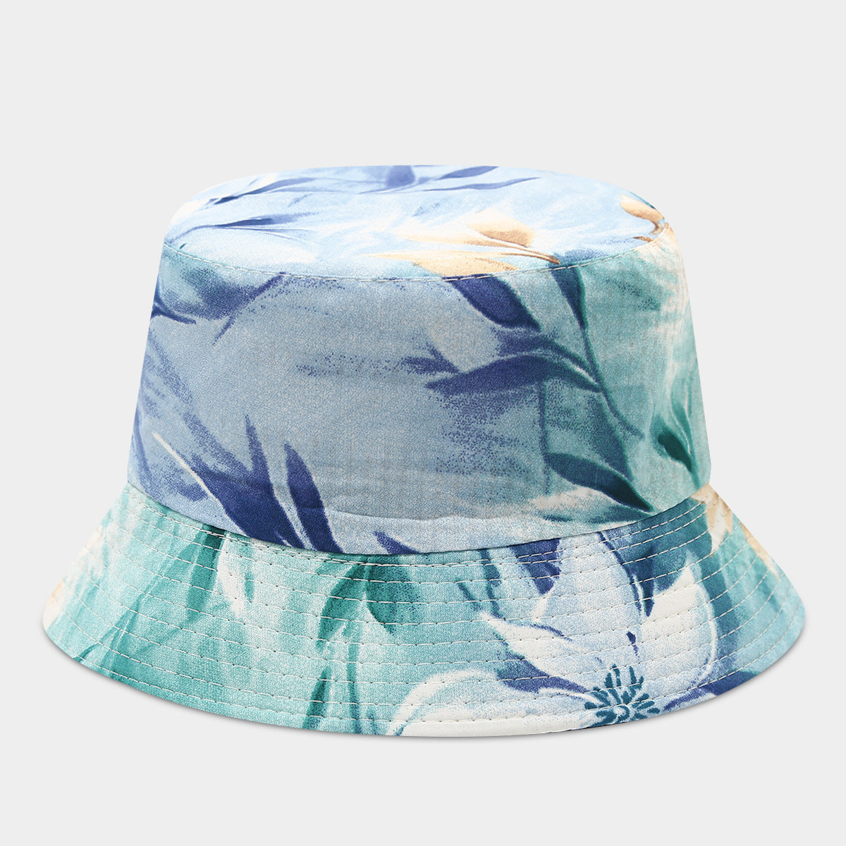 Wholesale Double-Sided Fisherman Hat  Flower Pattern Basin Hat