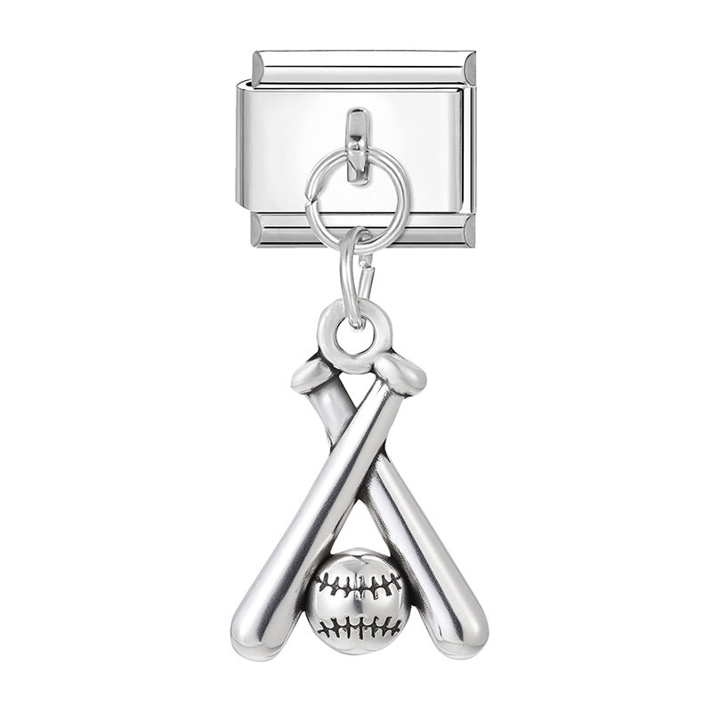 Wholesale 9mm Italian Charm Starter Bracelets DIY Pendant Style Stainless Steel Composable Bracelet