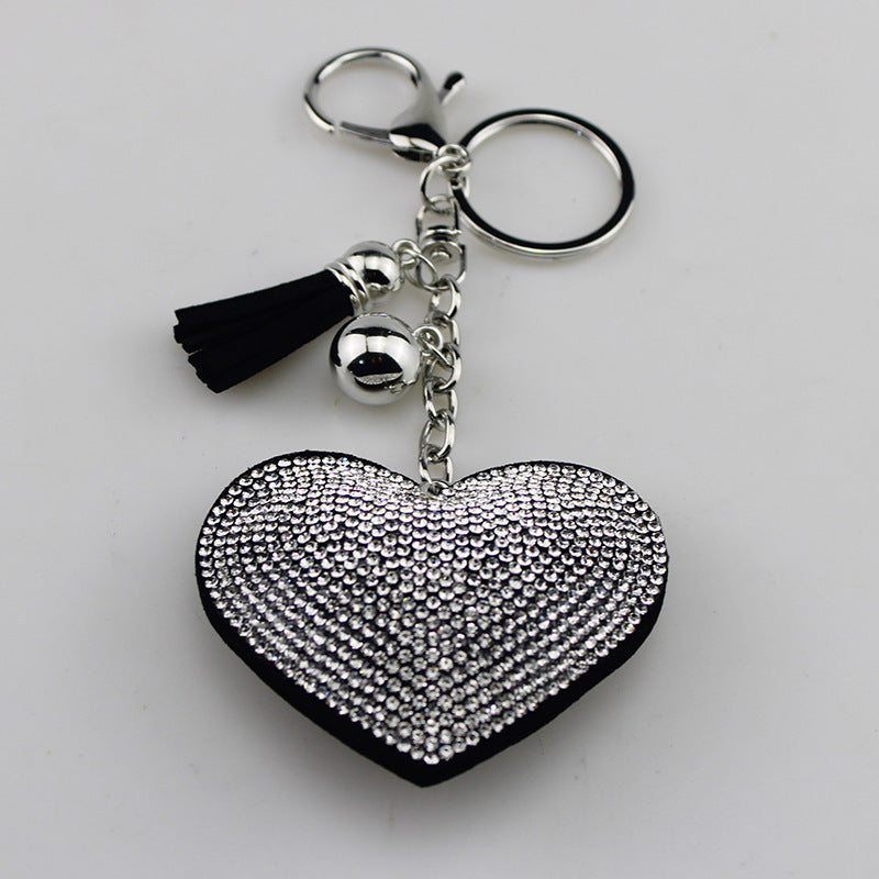 Wholesale Rhinestone Colorful Heart Keychain ACC-KC-TMS005