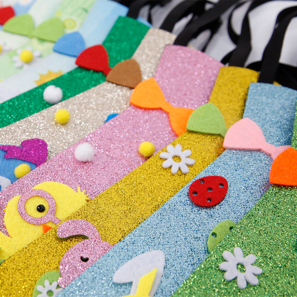 Wholesale Easter tie cartoon rabbit egg bow tie  decoration