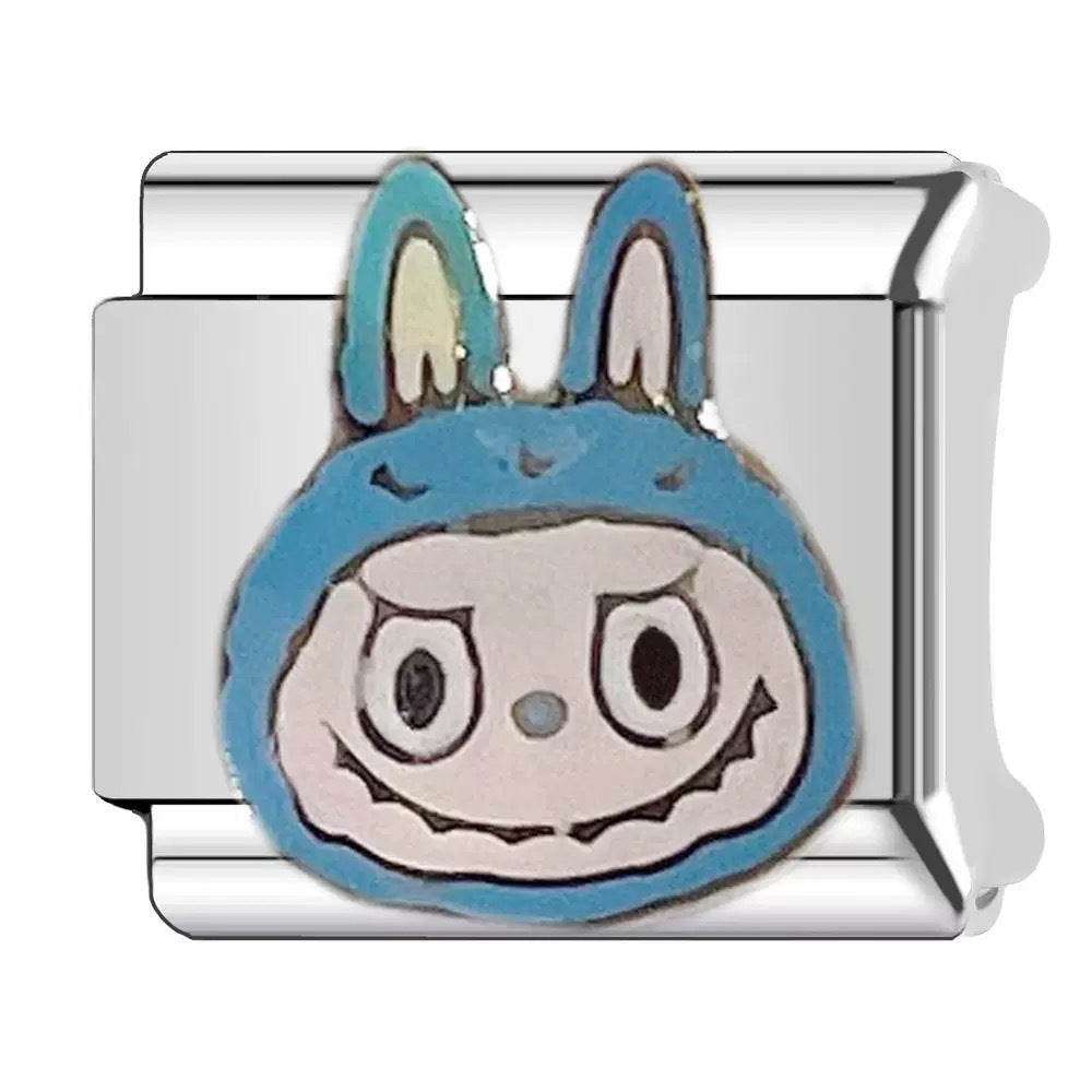 Wholesale Italian Charm Bracelet 9mm DIY Splicing Cute Cartoon Stainless Steel Composable Bracelet