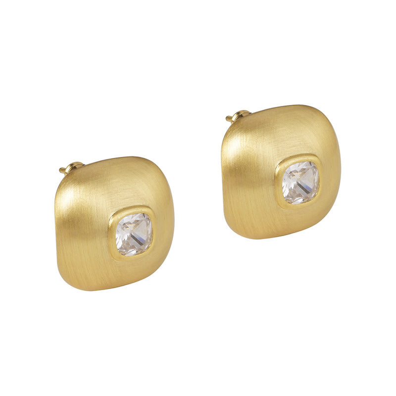 Wholesale Gold Square Vintage Earrings