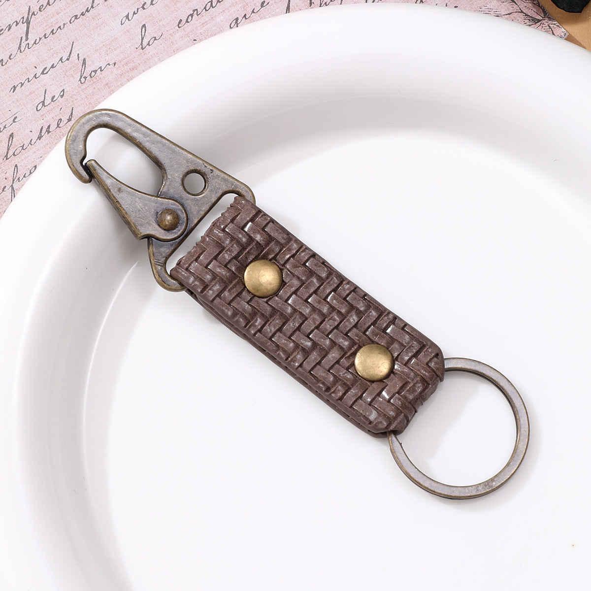 Wholesale Leopard Print Crocodile Pattern MOM Leather Keychain Mother's Day ACC-KC-YTian017