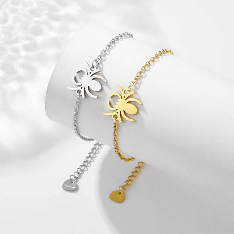 Wholesale   Stainless Steel  Spider Bracelet