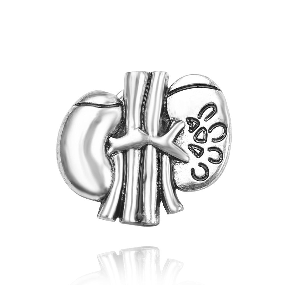 Wholesale Alloy Human organ brooch