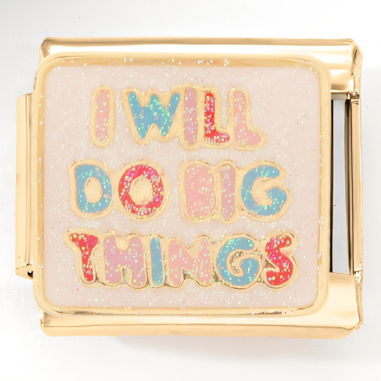 Wholesale Italian Charm Bracelet 9mm DIY  Single Section   Creative Stainless Steel Composable Bracelet