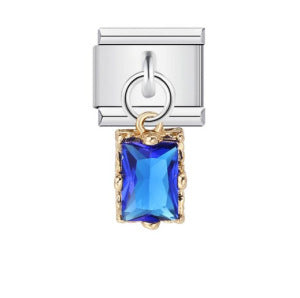 Wholesale Italian Module  Small Round Zircon Stainless Steel DIY Bracelet