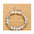Wholesale Twelve Constellation Color Natural Stone Crystal Paper Card Beaded Bracelet