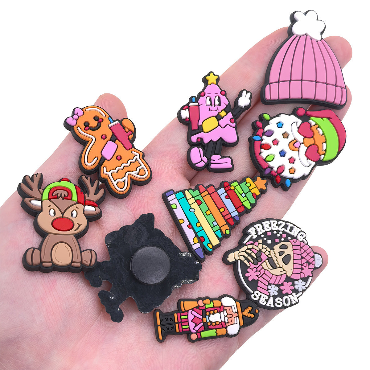 Wholesale Random 100pcs Cartoon Christmas Series Shoes Accessories Shoes Charms