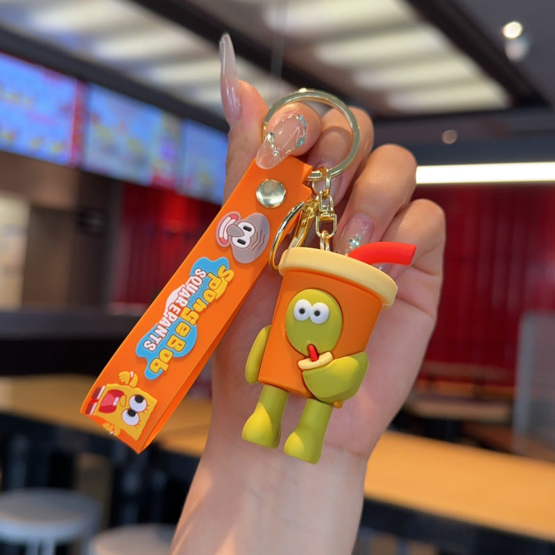 Wholesale PVC Cartoon Bikini Bottom Keychain - Car Key Accessory,  Bag Charm,  Gift for Wedding or Everyday Use
